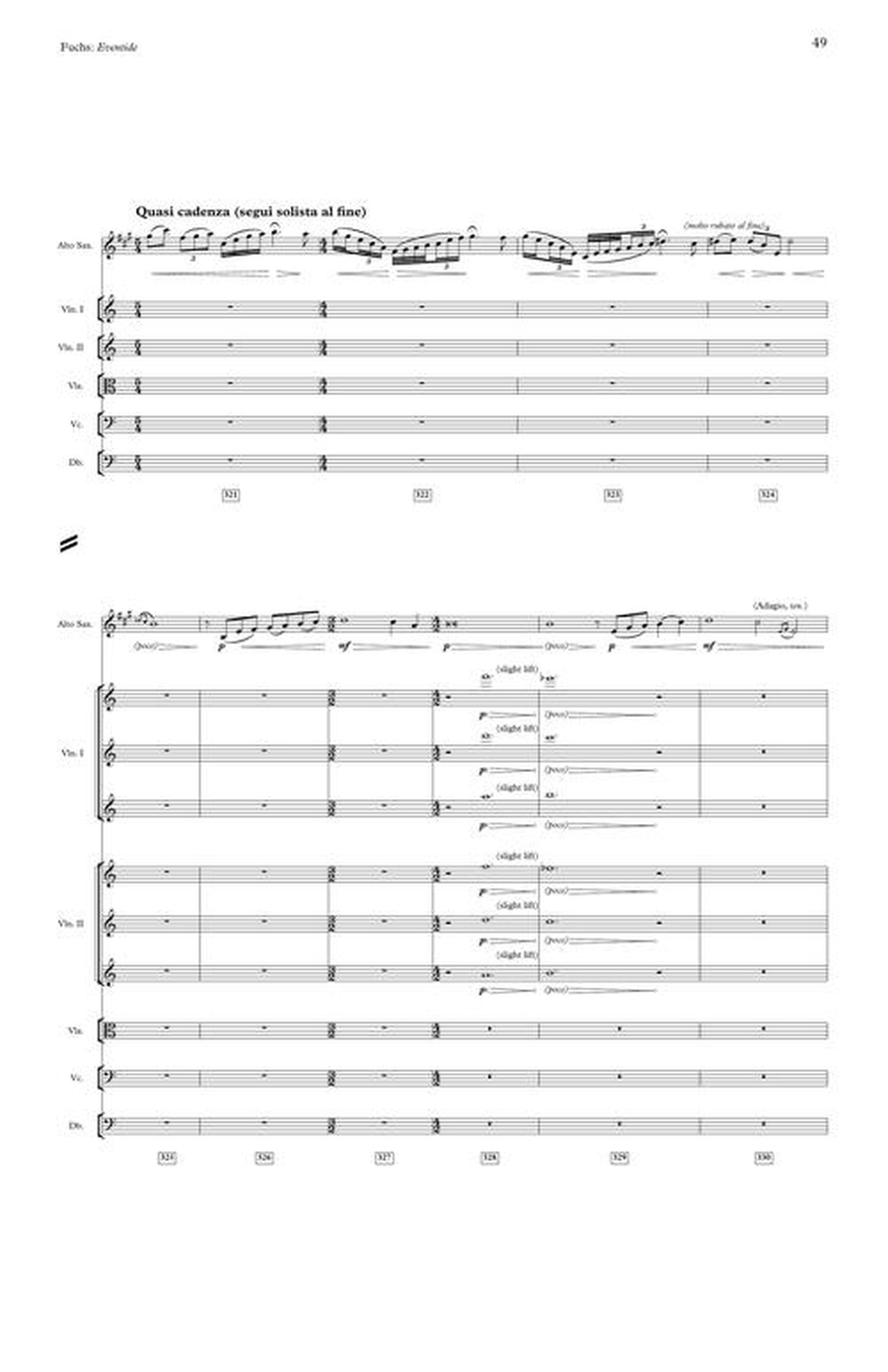 Eventide (Full Score) Eventide (Full Score) Alto Saxophone scores gallery preview page 6