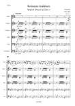 Spanish Dances, Romanza Andaluza - Serasate, for solo violin and string orchestra