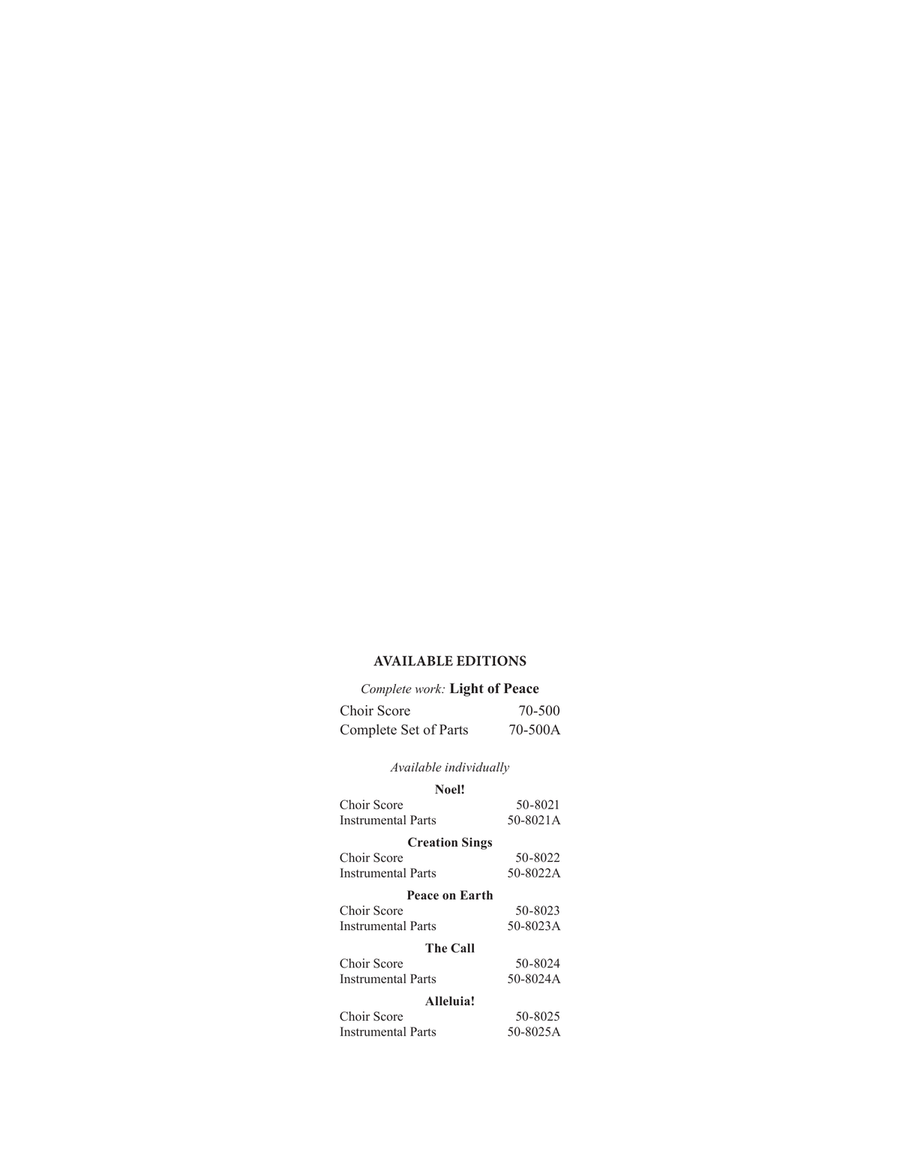 Creation Sings (Downloadable Full/Choral Score) 4-Part scores gallery preview page 2