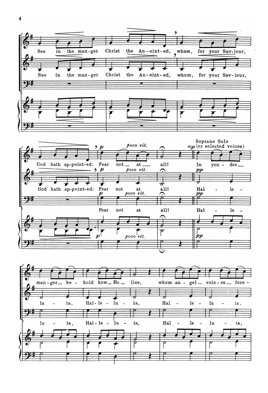 Come All Ye Shepherds Come All Ye Shepherds 3-Part scores gallery preview page 3
