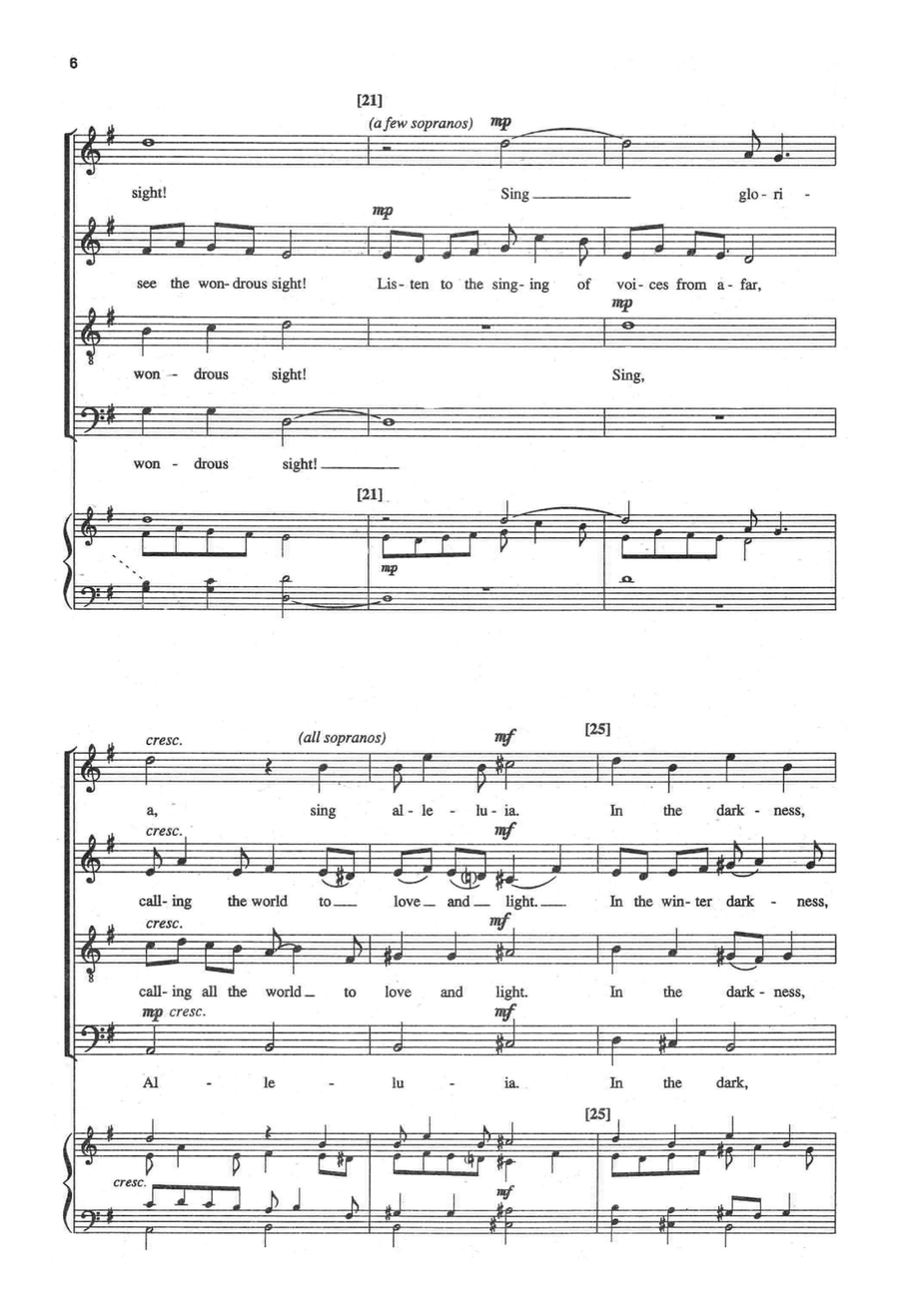 Come To The Stable, Shepherds (Downloadable) 4-Part scores gallery preview page 6
