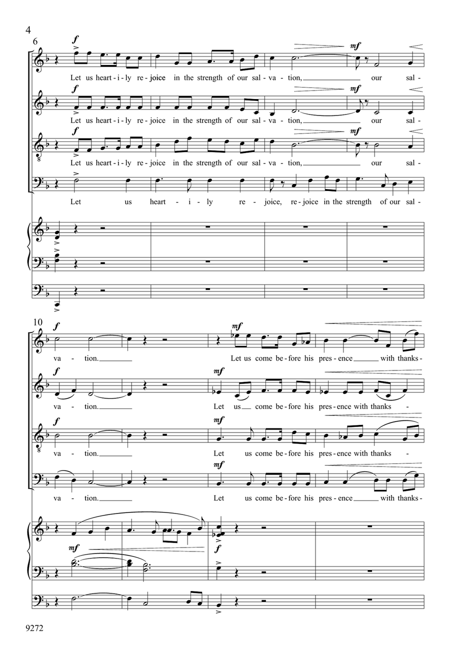 O Come, Let Us Sing 4-Part scores gallery preview page 4