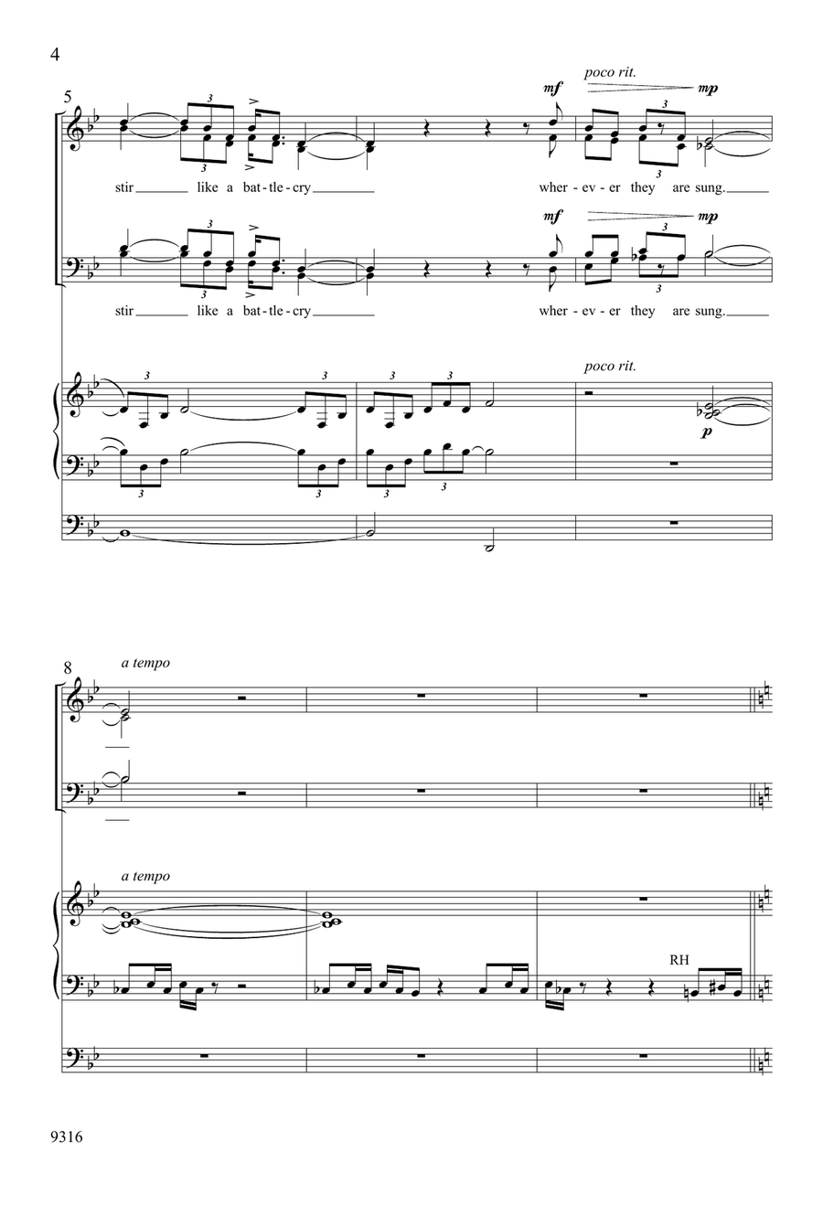 Songs for the People Songs for the People Divisi scores gallery preview page 4