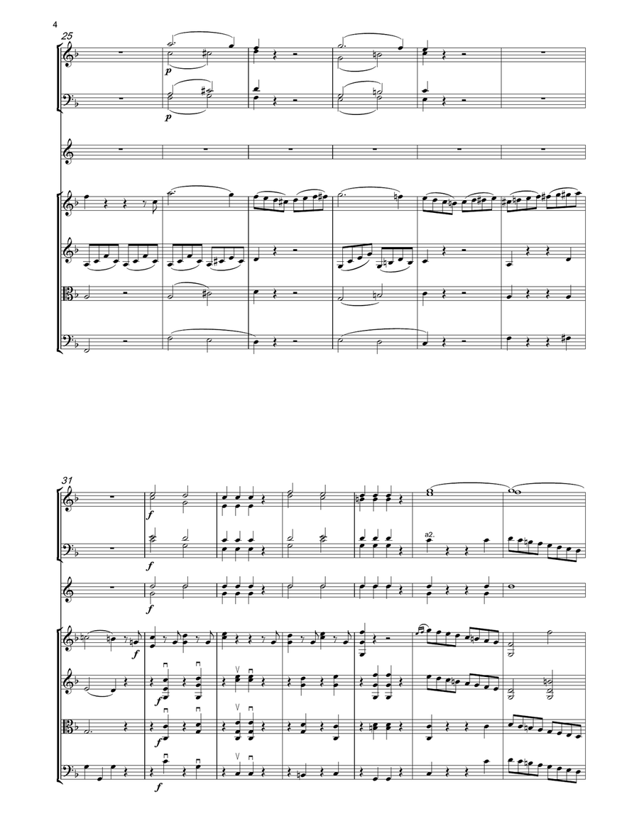 PLEYEL (1757-1813) Symphony No.1 in F Op.14 No.1 Chamber Orchestra scores gallery preview page 4