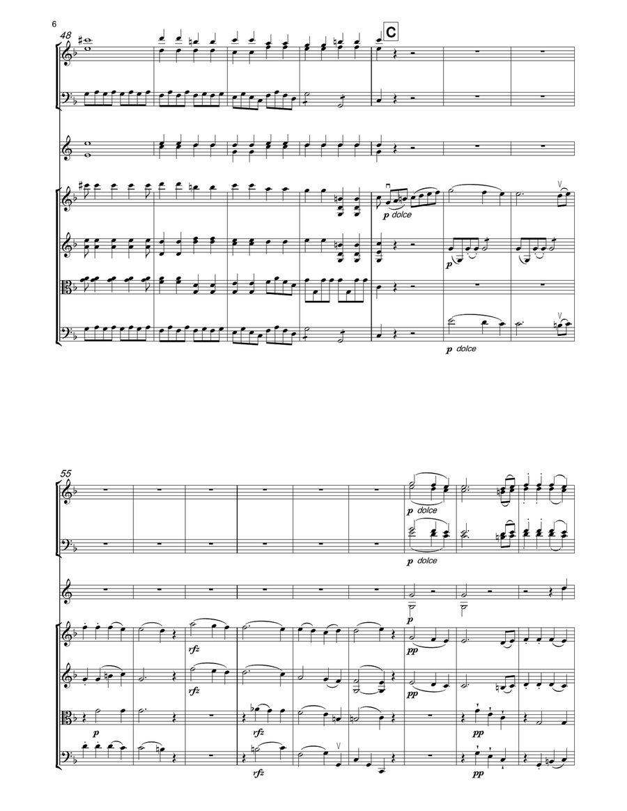 PLEYEL (1757-1813) Symphony No.1 in F Op.14 No.1 Chamber Orchestra scores gallery preview page 6