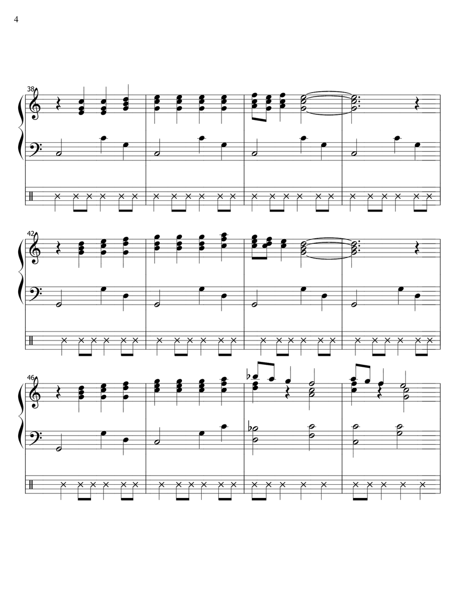 The Little Drummer Boy Piano scores gallery preview page 4