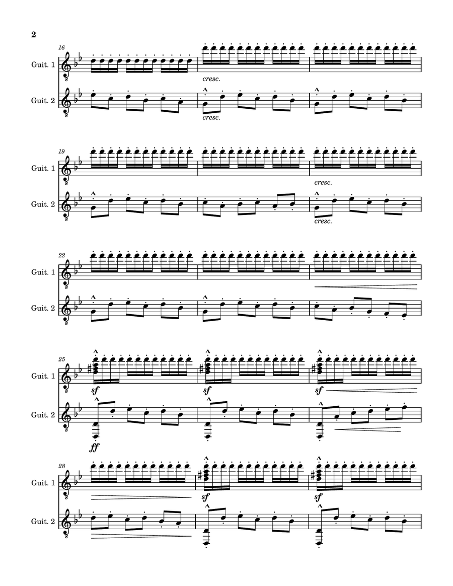 Asturias (Leyenda) for 2 guitars Chamber Music scores gallery preview page 2