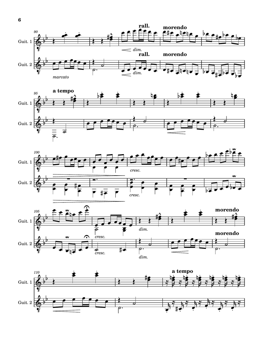 Asturias (Leyenda) for 2 guitars Chamber Music scores gallery preview page 6