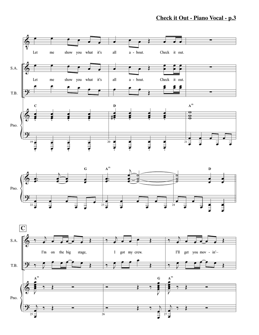 Check It Out 4-Part scores gallery preview page 3