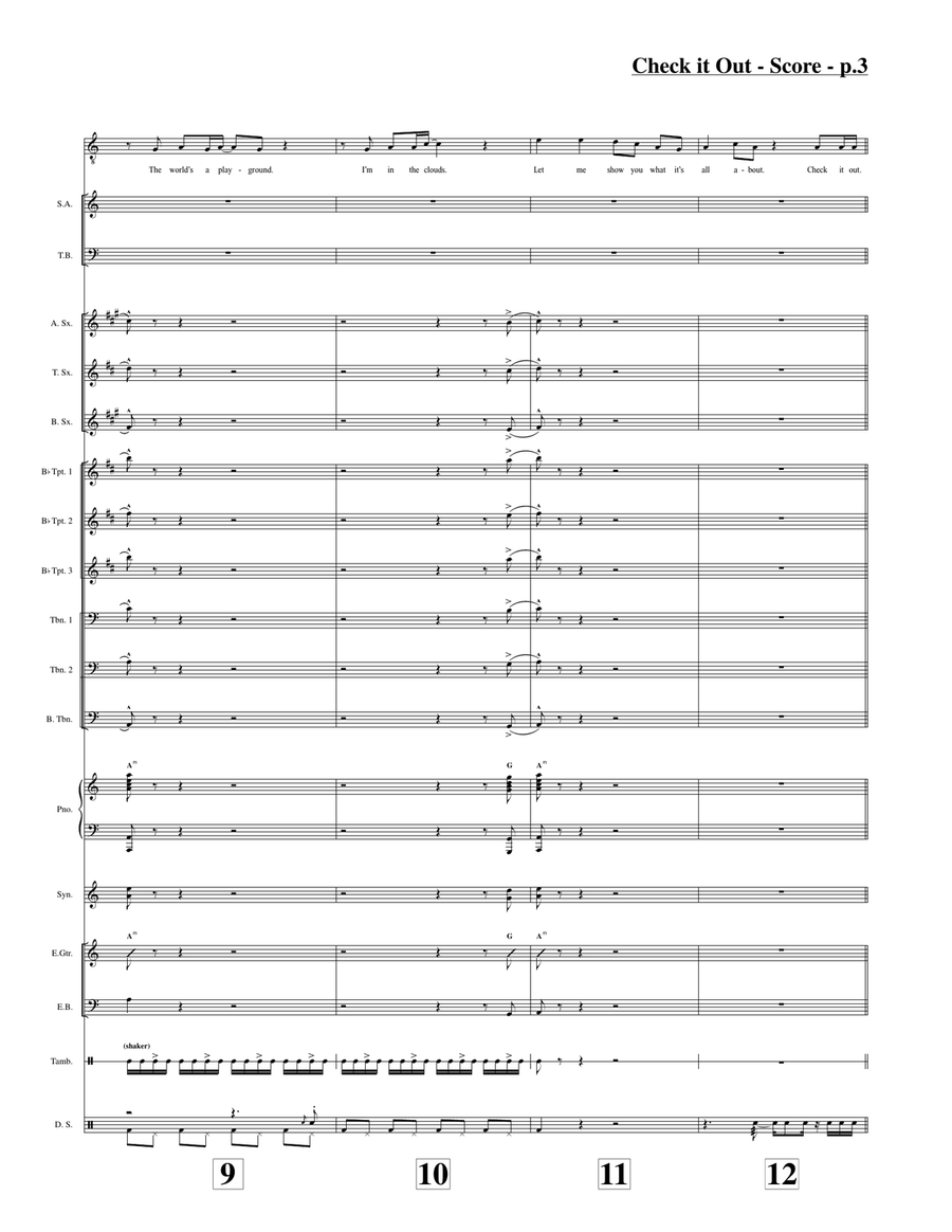 Check It Out Check It Out Jazz Ensemble scores gallery preview page 3