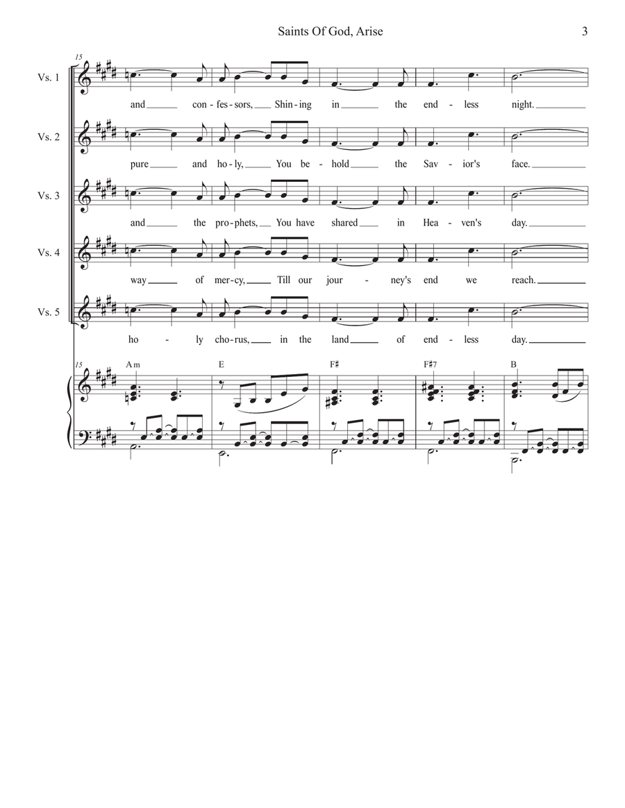 Saints Of God, Arise (2-part choir - (TB) TB scores gallery preview page 3
