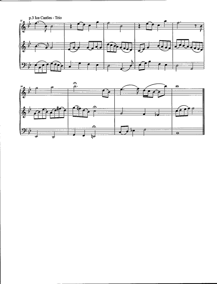 Theme From Ice Castles (Through The Eyes Of Love) String Trio scores gallery preview page 4