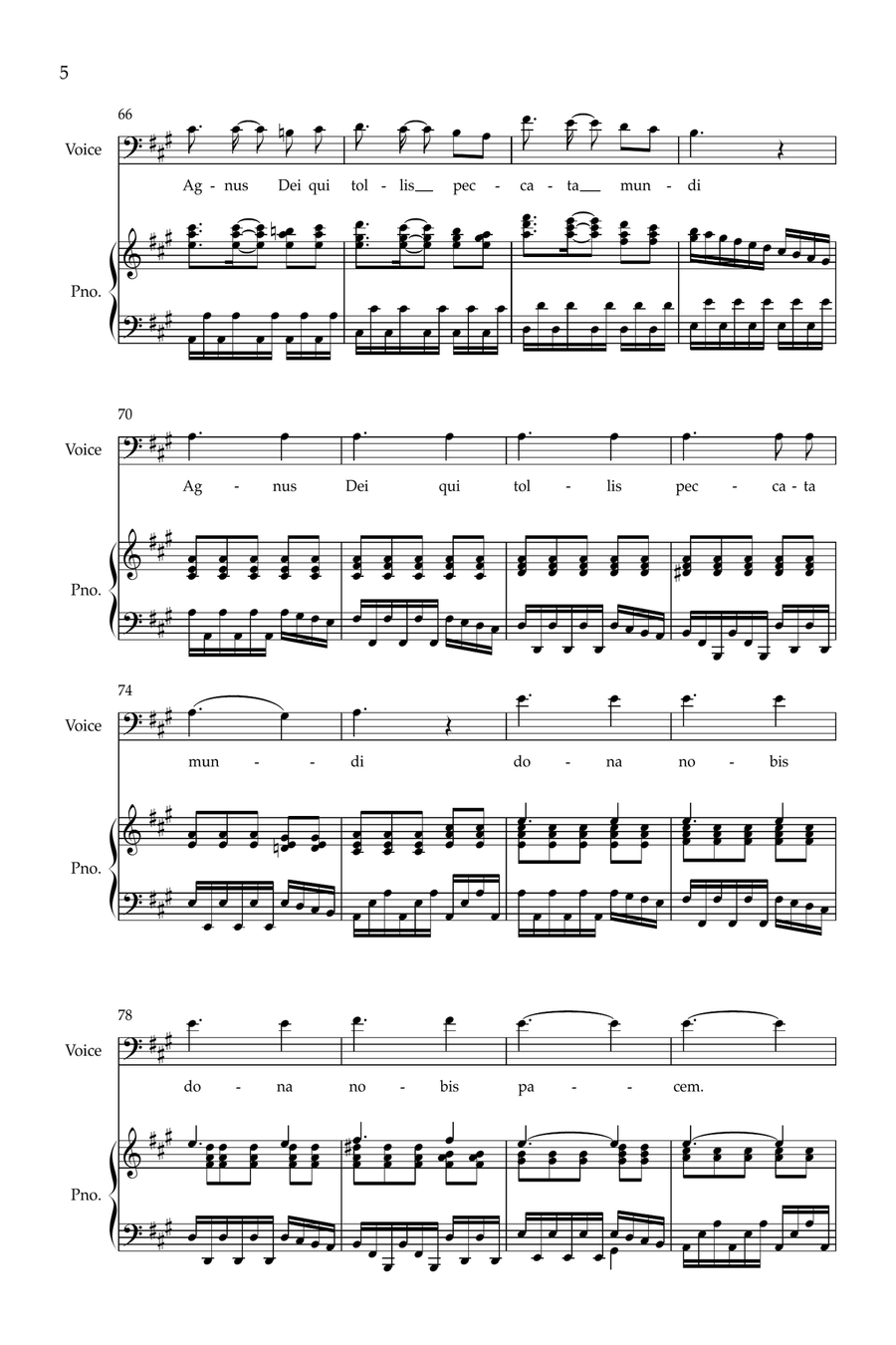 Agnus Dei (from the 