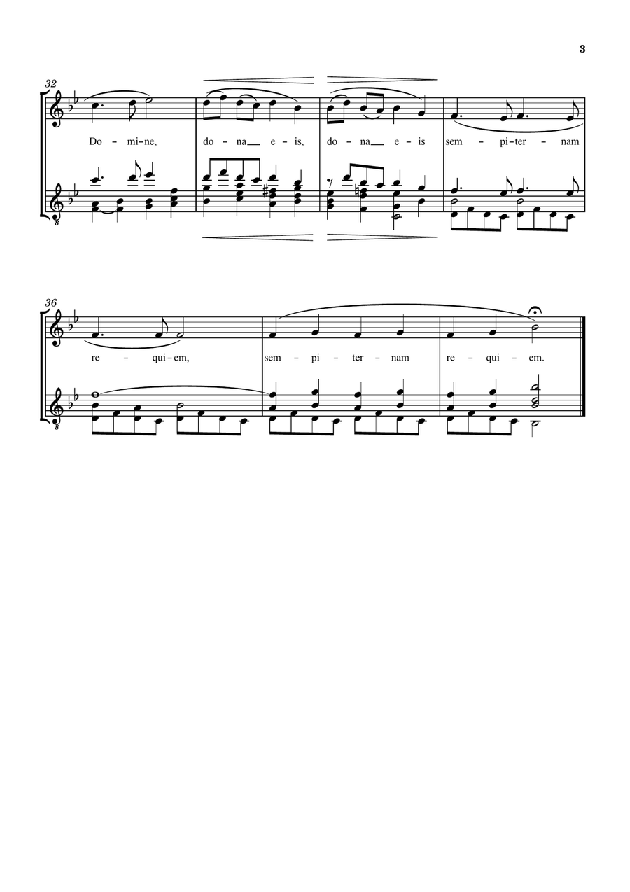 PIE JESU [GABRIEL FAURÉ] FOR SOPRANO AND GUITAR Acoustic Guitar scores gallery preview page 4