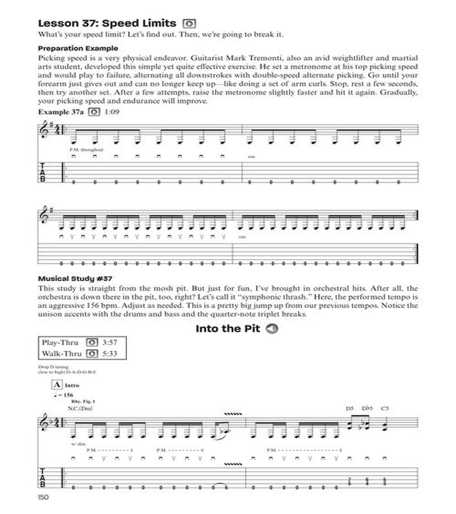 Total Picking Control – Expanded Speed Mechanics for Guitar Guitar scores gallery preview page 8
