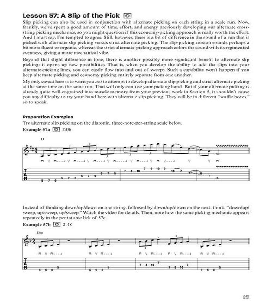 Total Picking Control – Expanded Speed Mechanics for Guitar Guitar scores gallery preview page 10