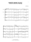 White Rose Elegy - Full Score