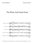 The White And Gentle Swan by Arcadelt for Clarinet Quartet in Schools