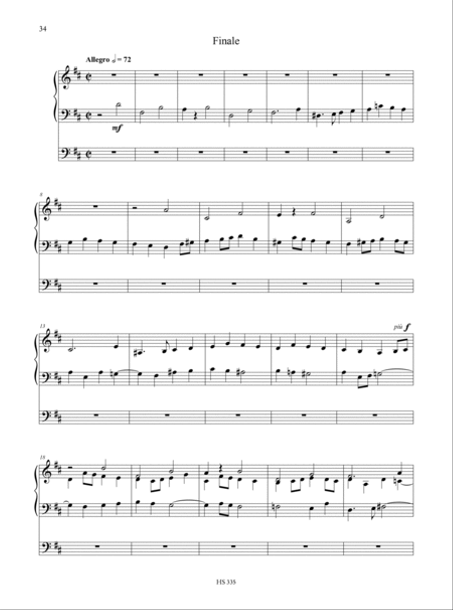 English Organ Sonatas - Vol. 8 Organ scores gallery preview page 5