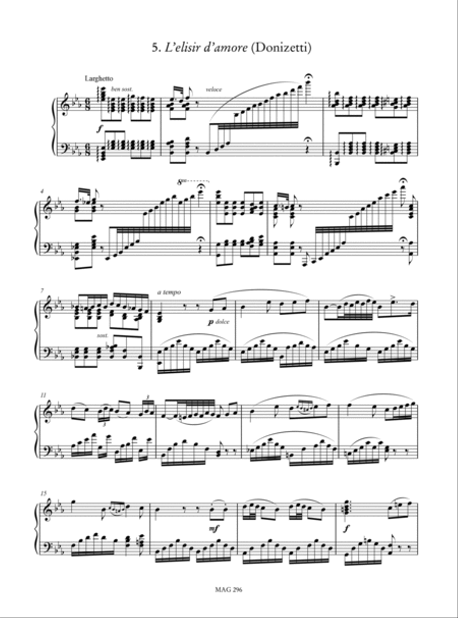 Souvenirs des Opéras Italiens arrangés dans un style facile et brillant for Harp - Vol. 2 Harp scores gallery preview page 3