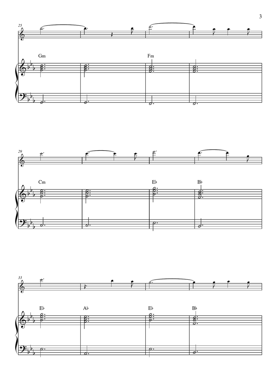 O Holy Night O Holy Night Alto Saxophone scores gallery preview page 3