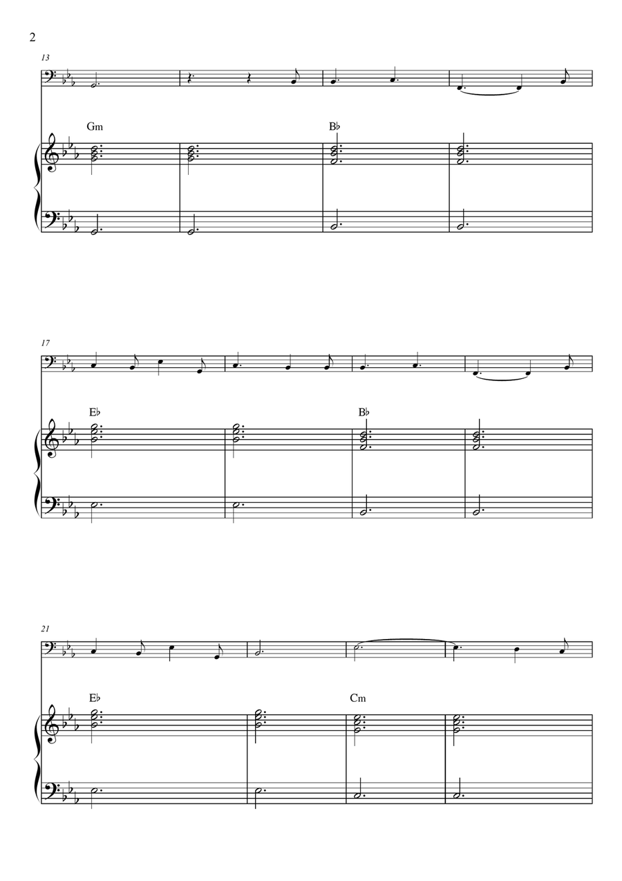 O Holy Night O Holy Night Bassoon scores gallery preview page 2