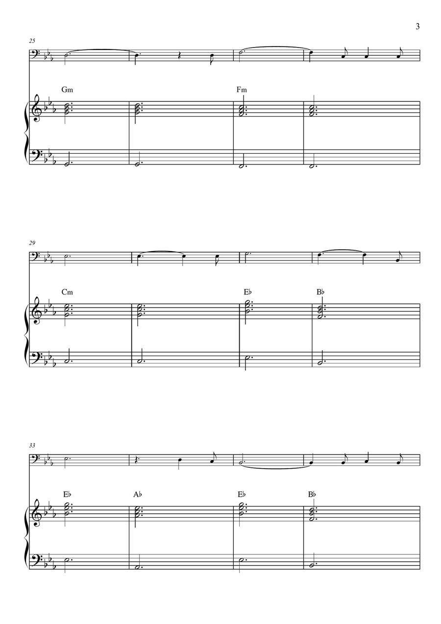 O Holy Night O Holy Night Bassoon scores gallery preview page 3
