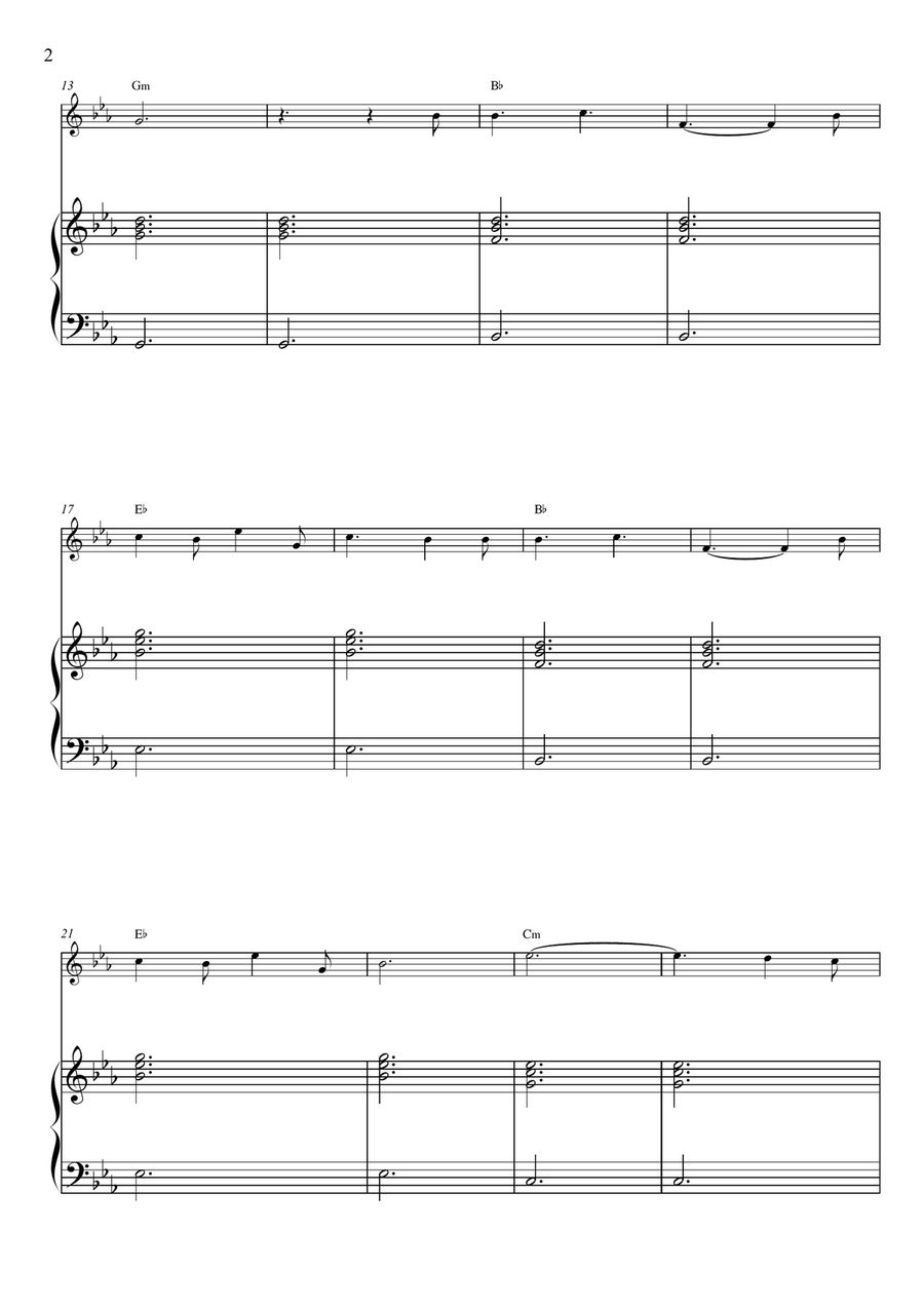 O Holy Night O Holy Night Piano scores gallery preview page 2