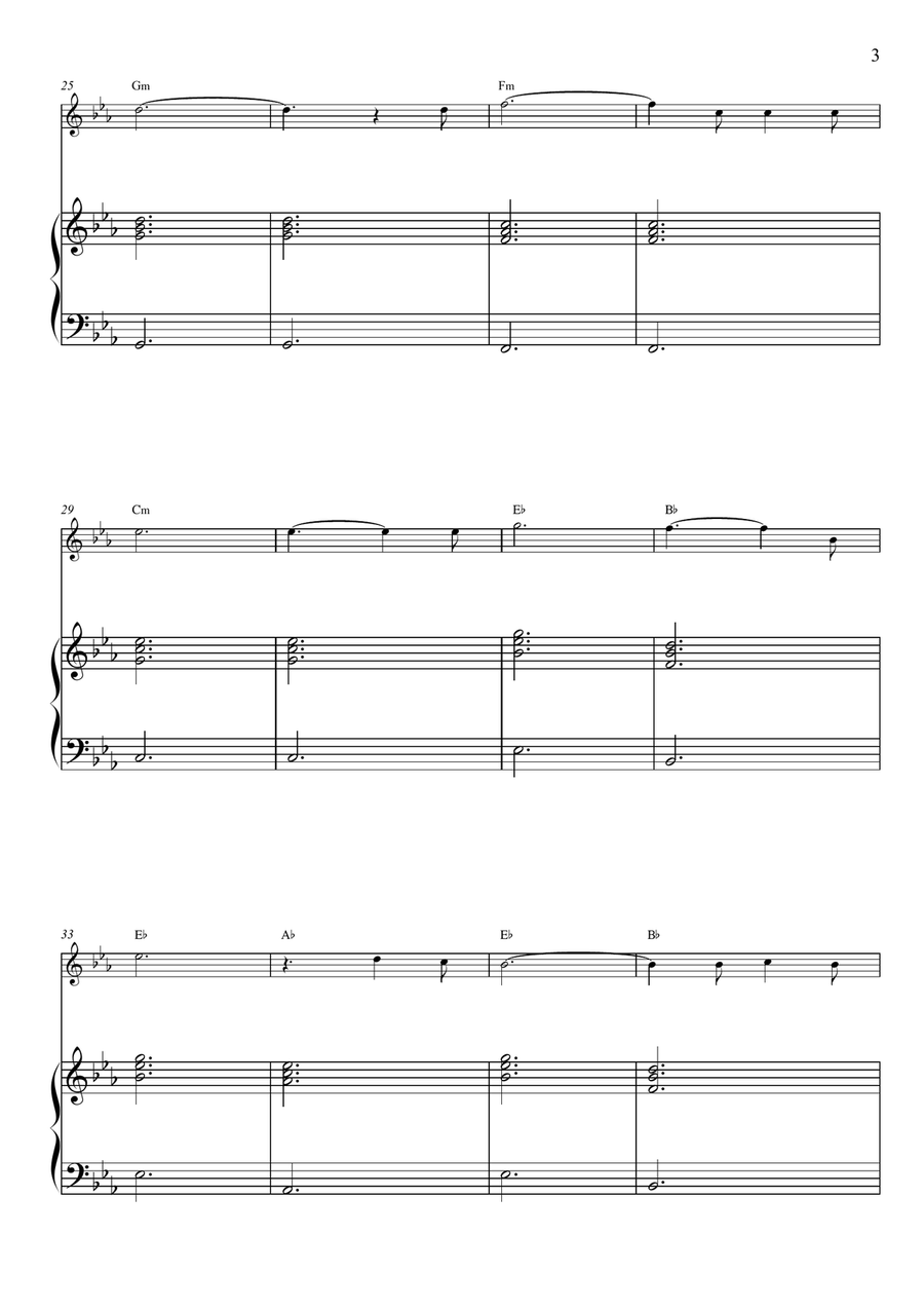 O Holy Night O Holy Night Violin Solo scores gallery preview page 3