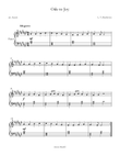 beethoven ode to joy easy piano sheet music chord blocks in F# mini preview