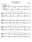 Gymnopédie No. 1