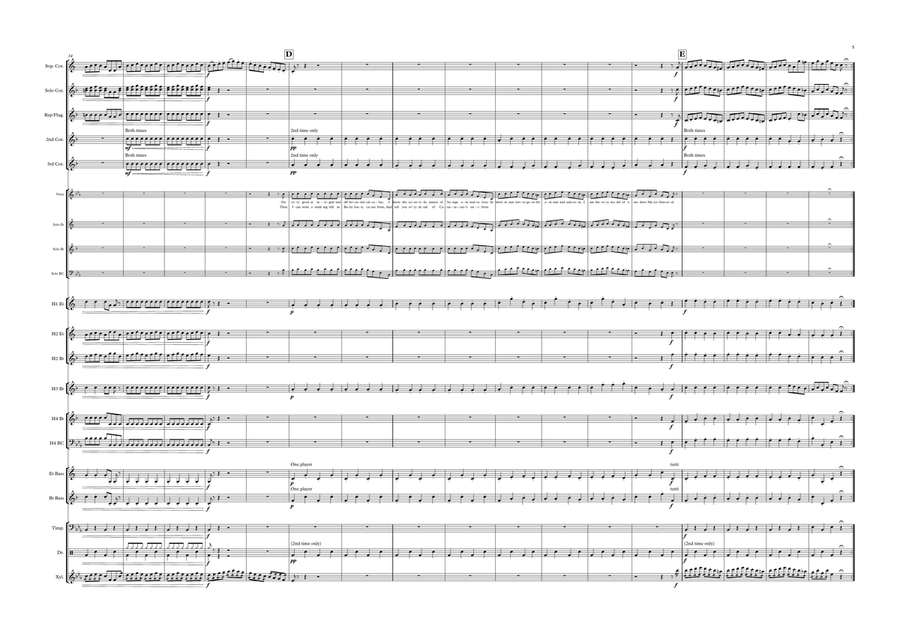 I Am The Very Model Of A Modern Major General Brass Band scores gallery preview page 5