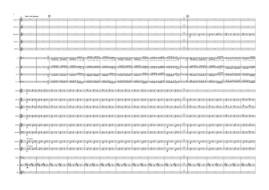 I Am The Very Model Of A Modern Major General Brass Band scores gallery preview page 6