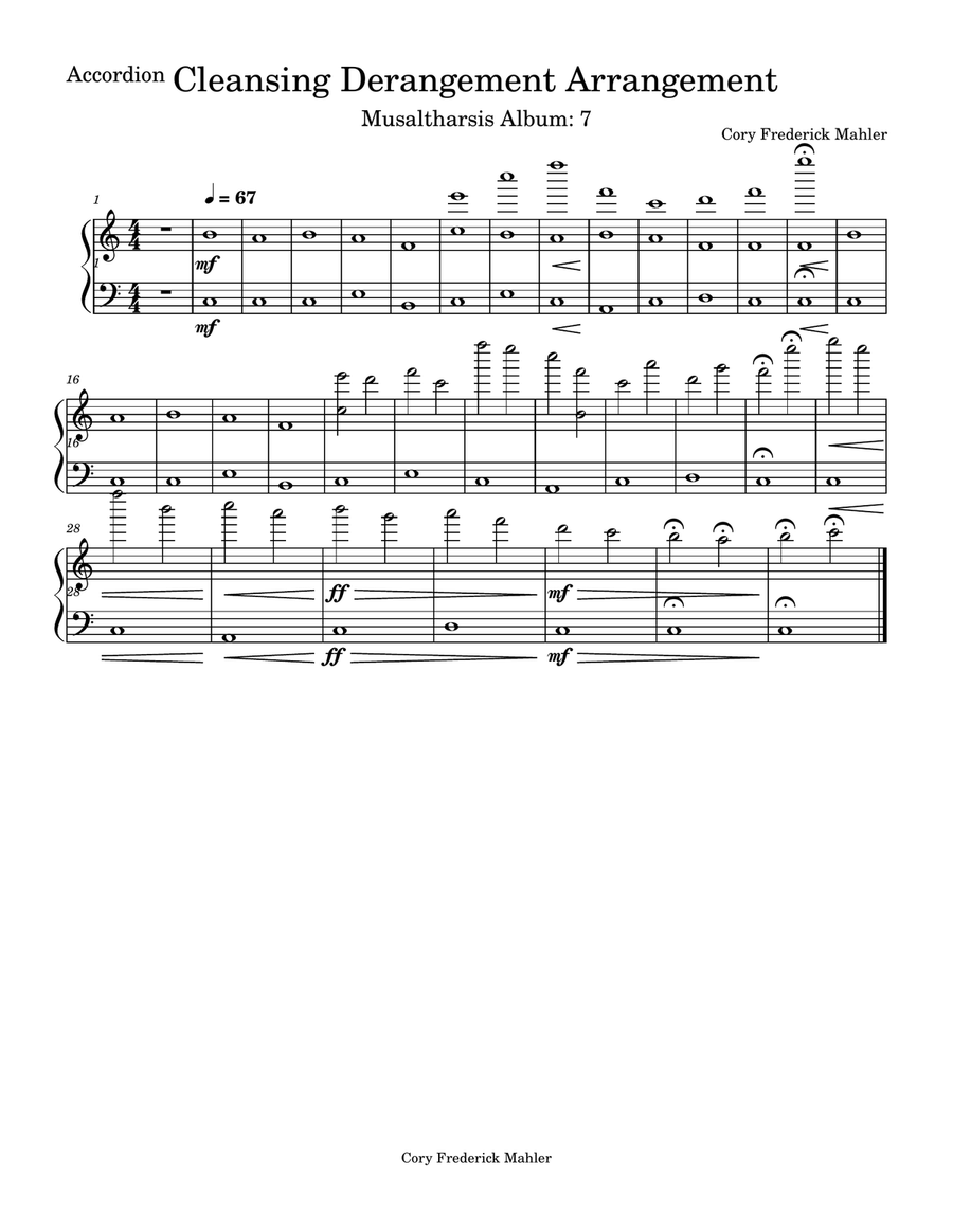 Cleansing Derangement Arrangement Small Ensemble scores gallery preview page 2