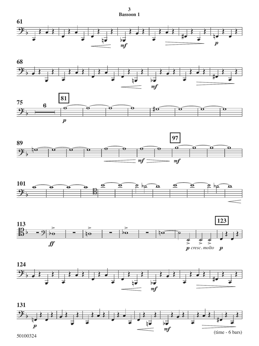 Interstate 90 - Bassoon 1 Concert Band - Digital Sheet Music page 2