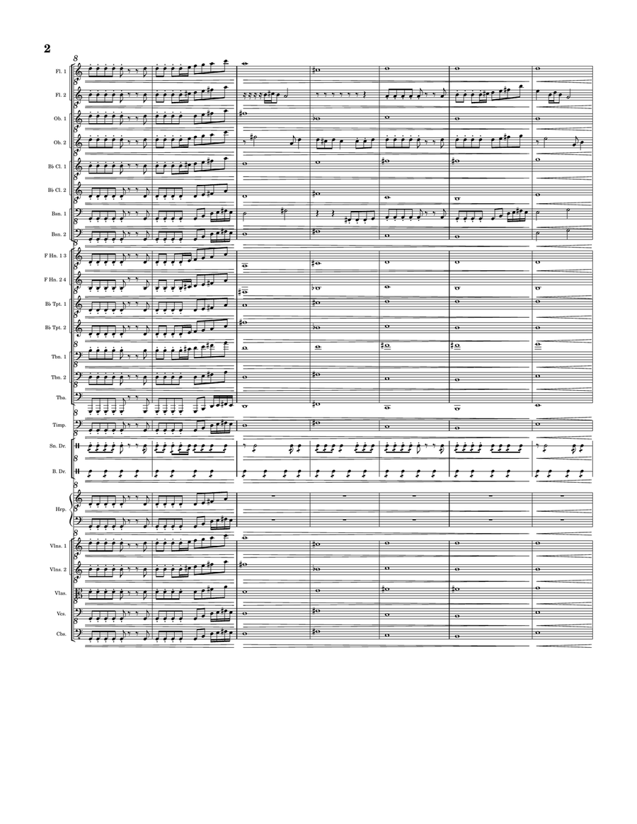 A Light in the Dark A Light in the Dark Full Orchestra scores gallery preview page 2