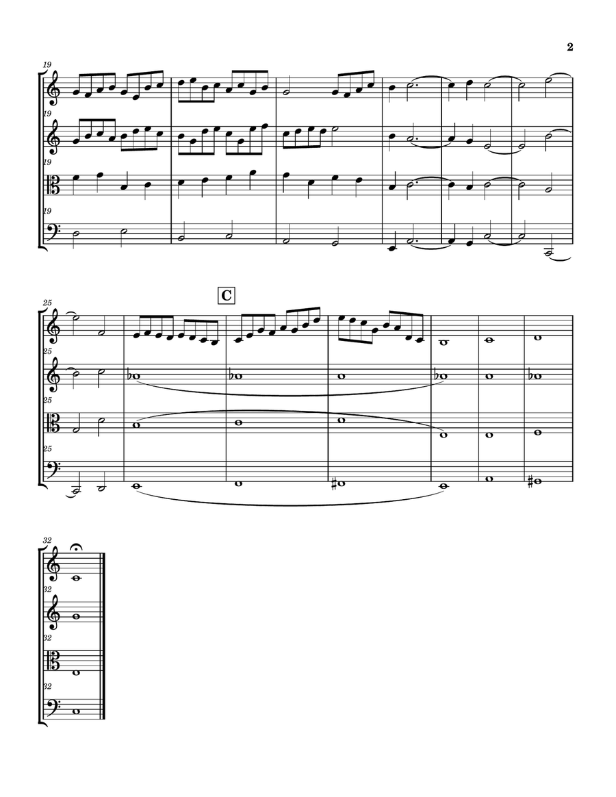 Return to Sender Return to Sender String Quartet scores gallery preview page 2