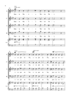 Ave Maria - Tomas Luis de Victoria - for Choir with Accompaniment - in Ab Major 4-Part scores gallery preview page 4