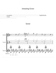 Amazing Grace - Score Only