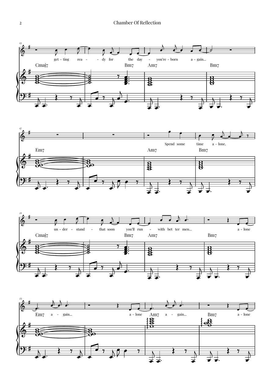 Chamber Of Reflection Chamber Of Reflection Violin Solo scores gallery preview page 2