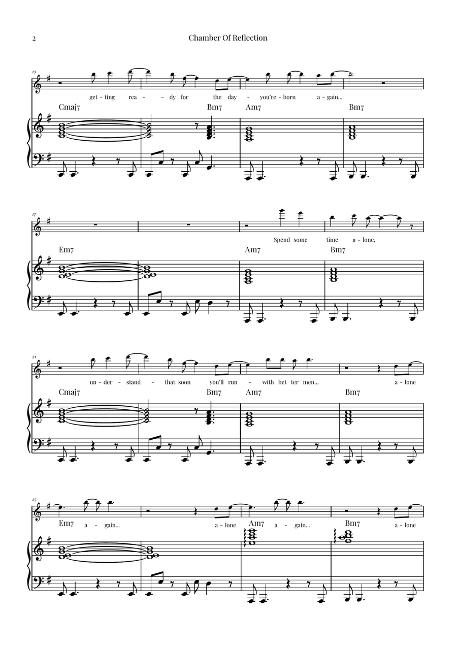 Chamber Of Reflection Flute Solo scores gallery preview page 2