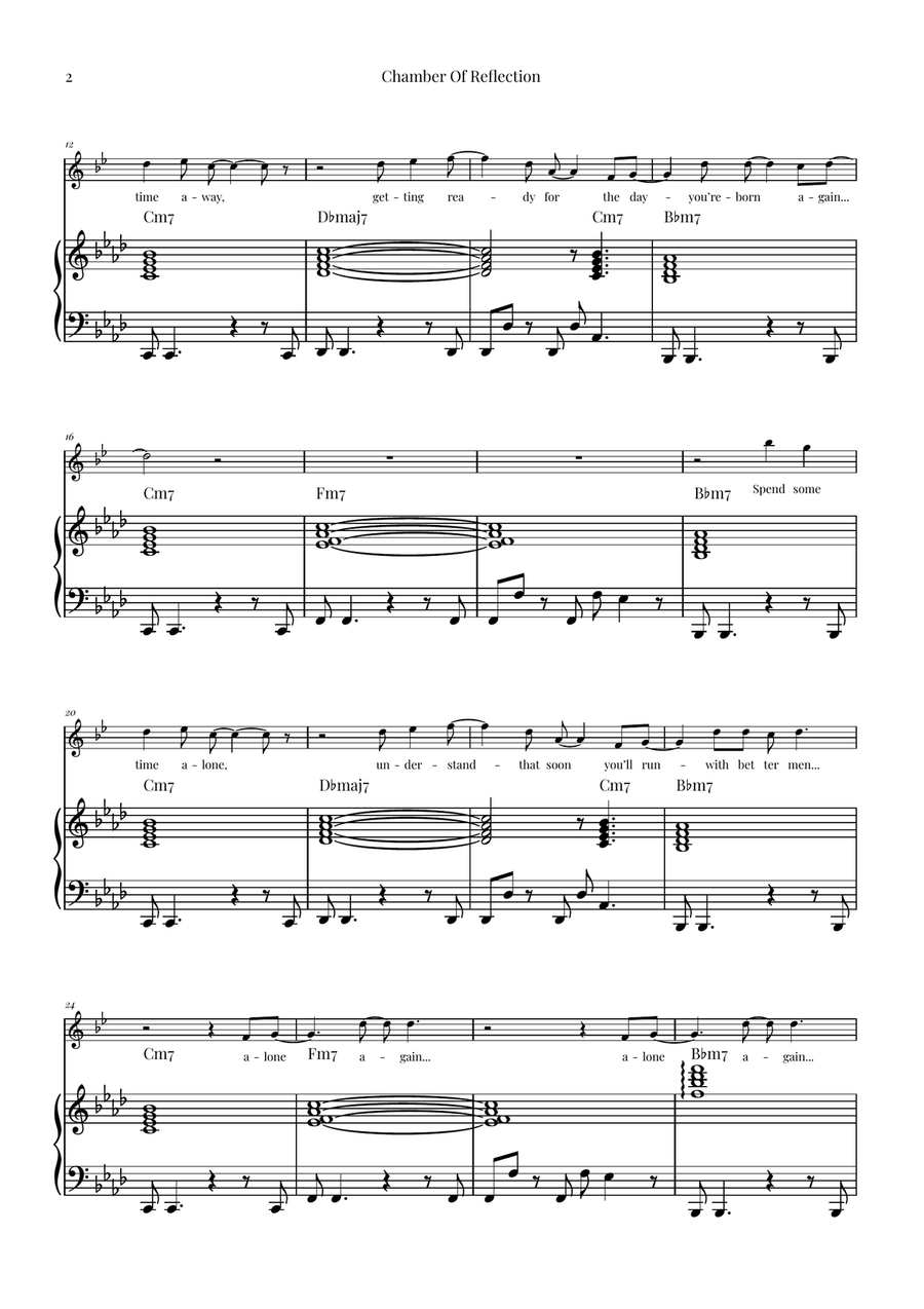Chamber Of Reflection Chamber Of Reflection Soprano Saxophone scores gallery preview page 2