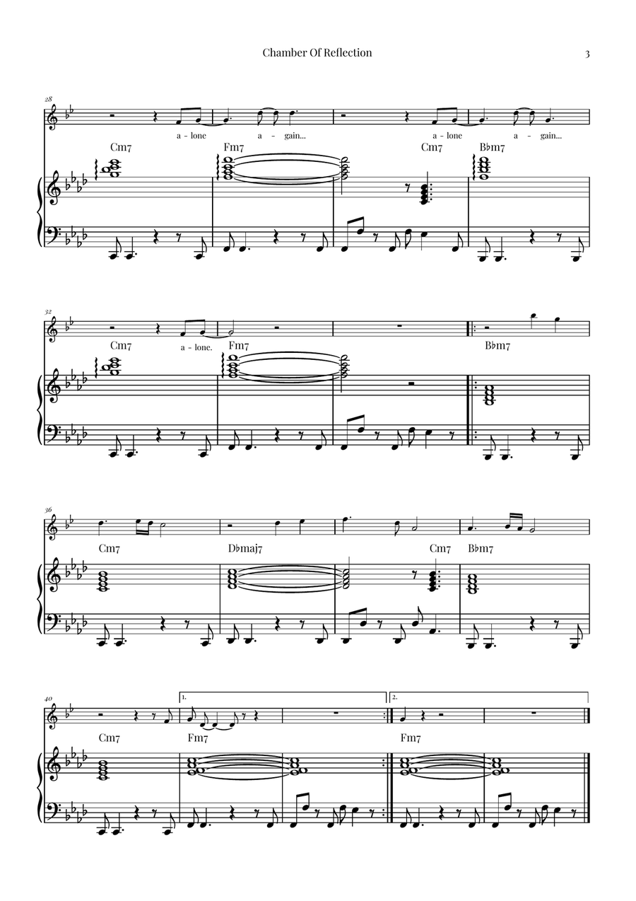 Chamber Of Reflection Chamber Of Reflection Soprano Saxophone scores gallery preview page 3