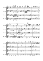 Mary Had a Rockin' Little Lamb Saxophone Quartet scores gallery preview page 3