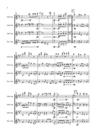 Mary Had a Rockin' Little Lamb Saxophone Quartet scores gallery preview page 4