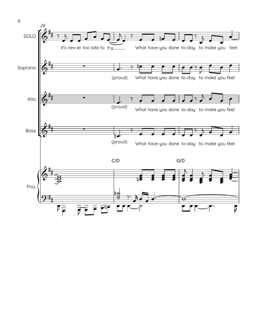 Proud 3-Part scores gallery preview page 6