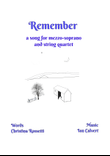 Remember for voice and string quartet