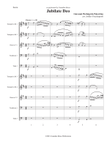 Jubilate Deo (Double Quintet) - Full Score