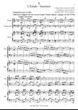 Vivaldi - Four Seasons - Summer for Piano Trio (score & parts)