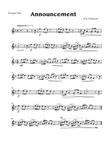 Announcement (Trumpet Solo) mini preview